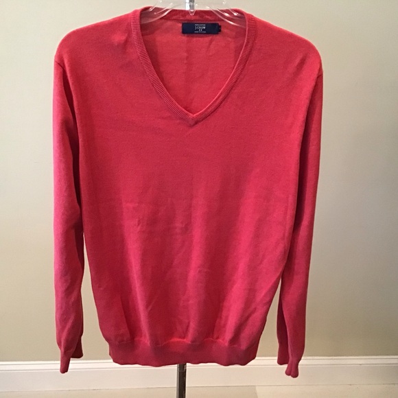 J.CREW cotton men’s V-neck sweater L - Picture 2 of 5